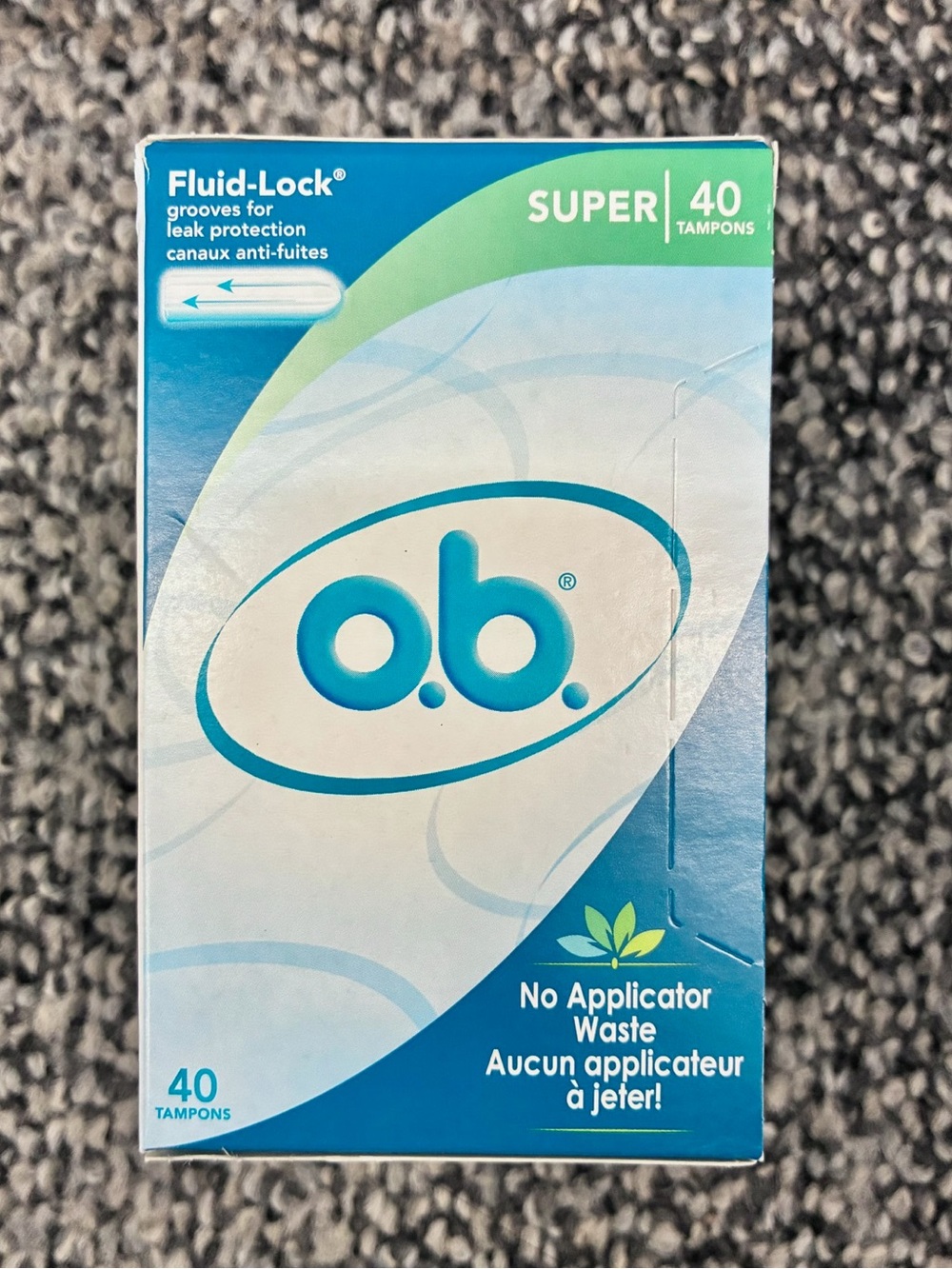 💖$️9💖 NEW OB Super Tampons 40 Count Non-Applicator